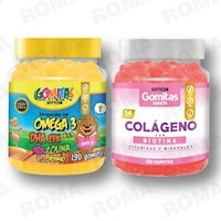 PACK 2 GOMITAS OMEGA 3 NIÑOS  + COLAGENO ADULTOS SOTTCORLABS